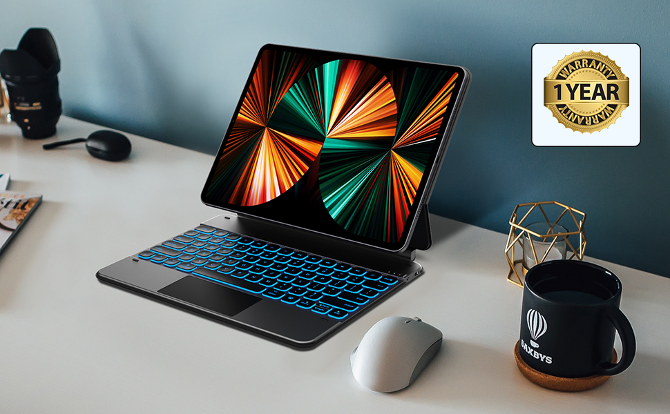 typecase Edge Magic Style Keyboard for iPad Pro 12.9 Inch (6th Gen2022), 5th/4th/3rd Gen(2021