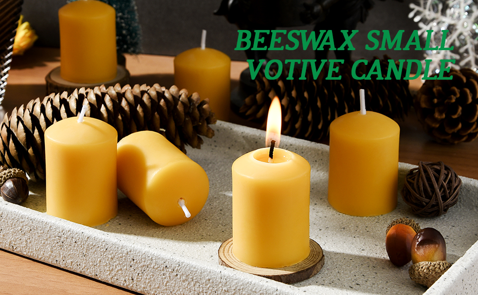 beeswax votive candles