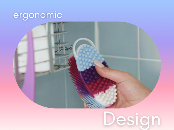 silicone body scrubber