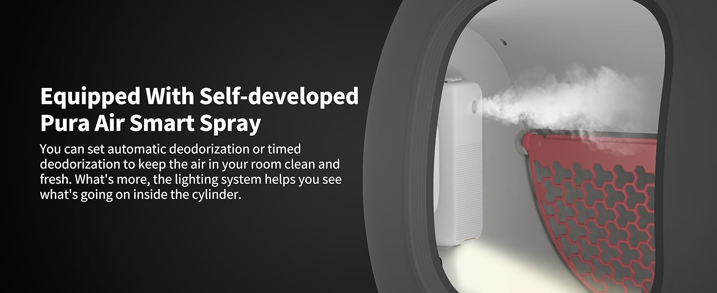 PETKIT Self Cleaning Cat Litter Tray, PURA MAX Automatic Cat Litter Box