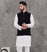 men's art silk kurta pajama set indian wedding party wear dress suits