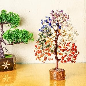 Seven Chakra Crystal Tree