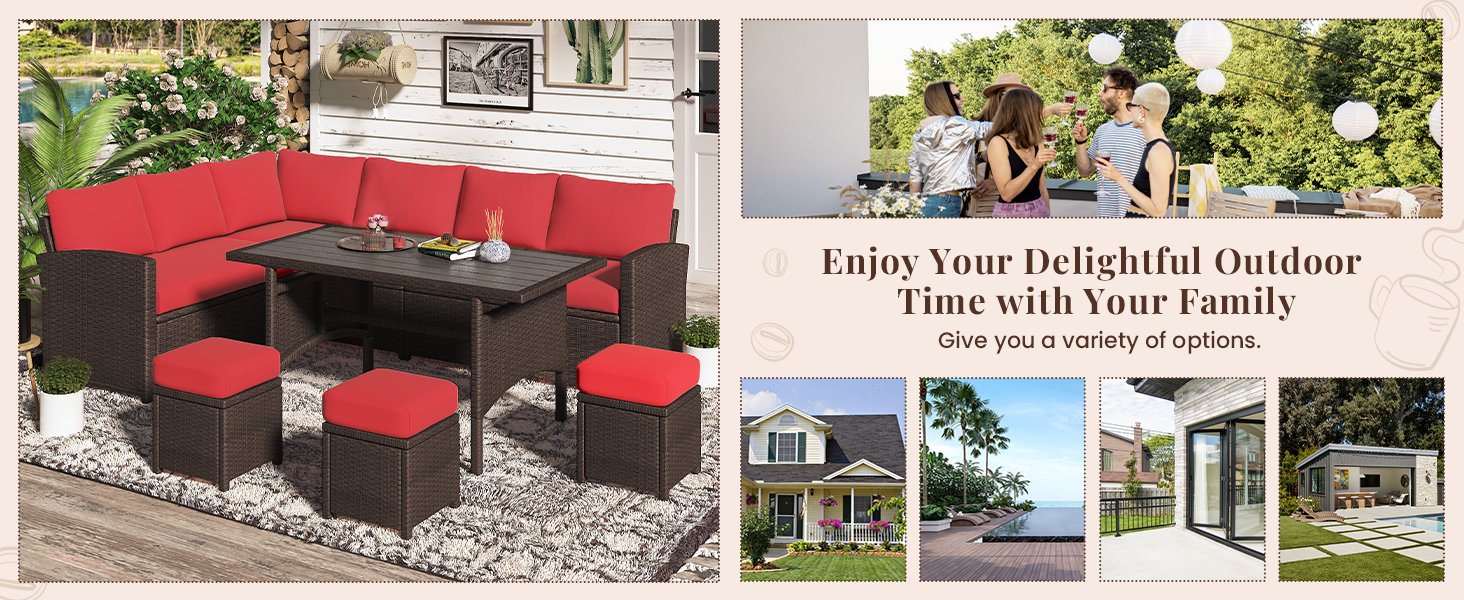 patio sectional sofa