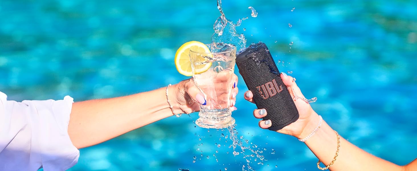 JBL Grip Compact Bluetooth Speaker with Ambient Light, IP68 Waterproof & Drop-Proof Design, Up to 14H Playtime, Squad 12 Grip recycle