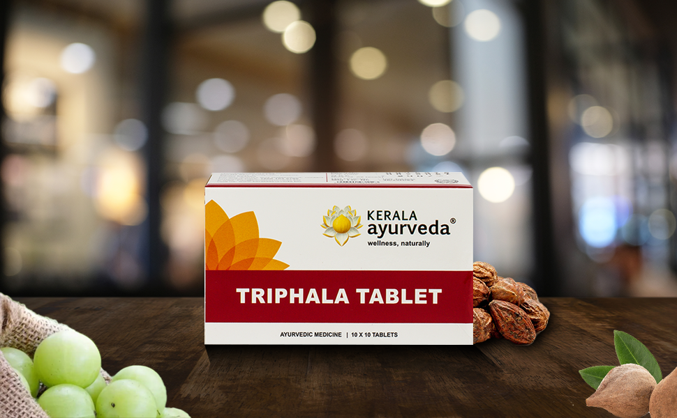 Kerala Ayurveda Triphala Tablet Helps With Gut Health, Constipation