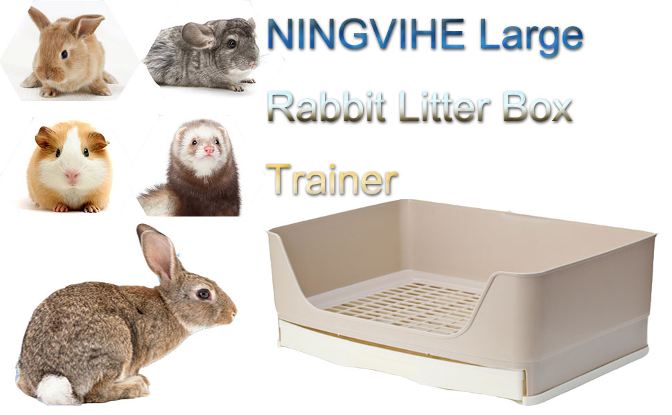 NINGVIHE Large Rabbit Litter Box Trainer