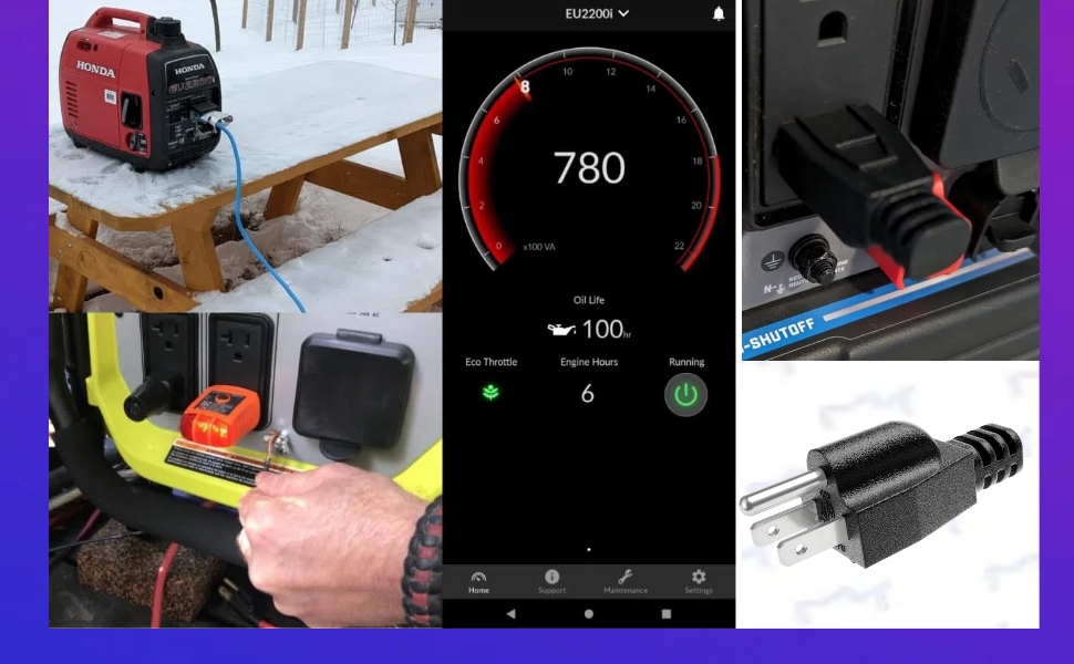 Neutral Ground Bonding Plug for Portable Inverter Generator