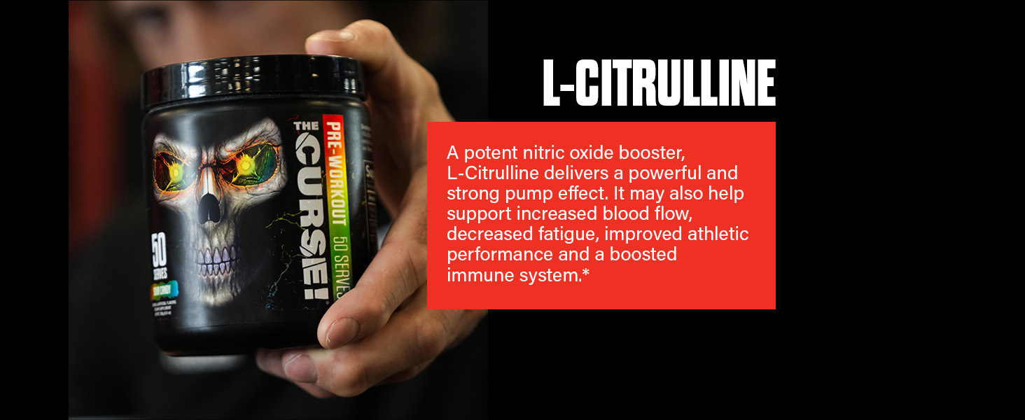 The Curse, JNX Sports, Pre-Workout, Creatine, Beta Alanine, L-Citrulline, L-Arginine, Supplement