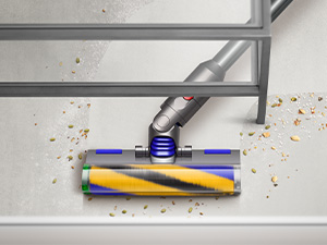 Fluffy optic cleaner head