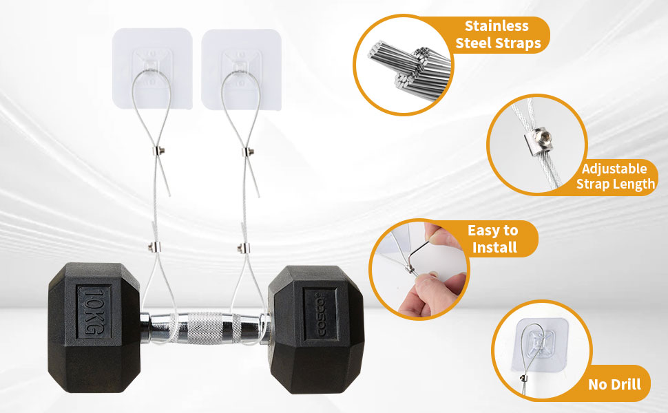 Adjustable TV Safety Stainless Straps