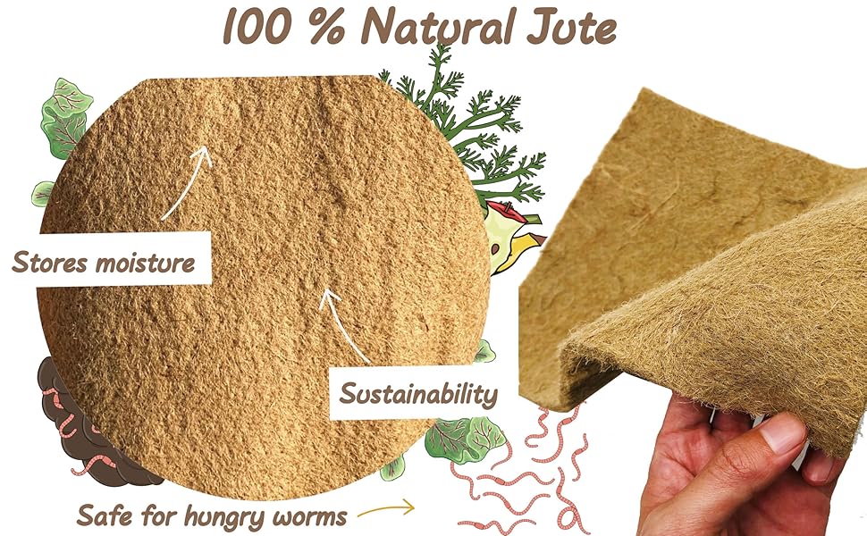 2 Pieces Worm Blanket Worm Bin Blanket 2 X 2 Ft Worms