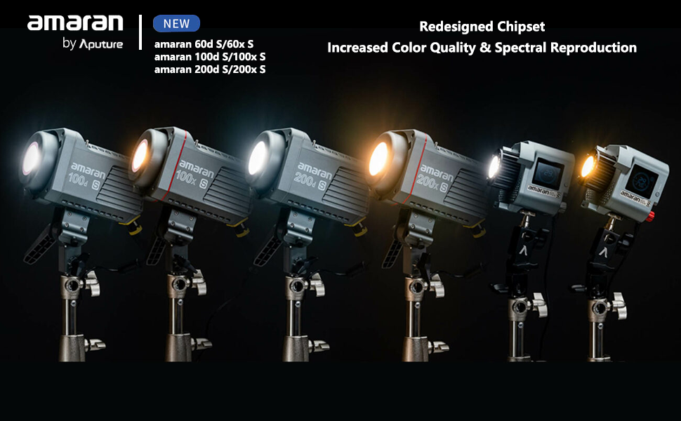 Aputure Amaran 200d S LED Video Light, COB 200d-S Light 200W