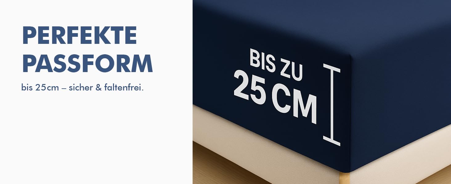 25 cm Matratzenhöhe