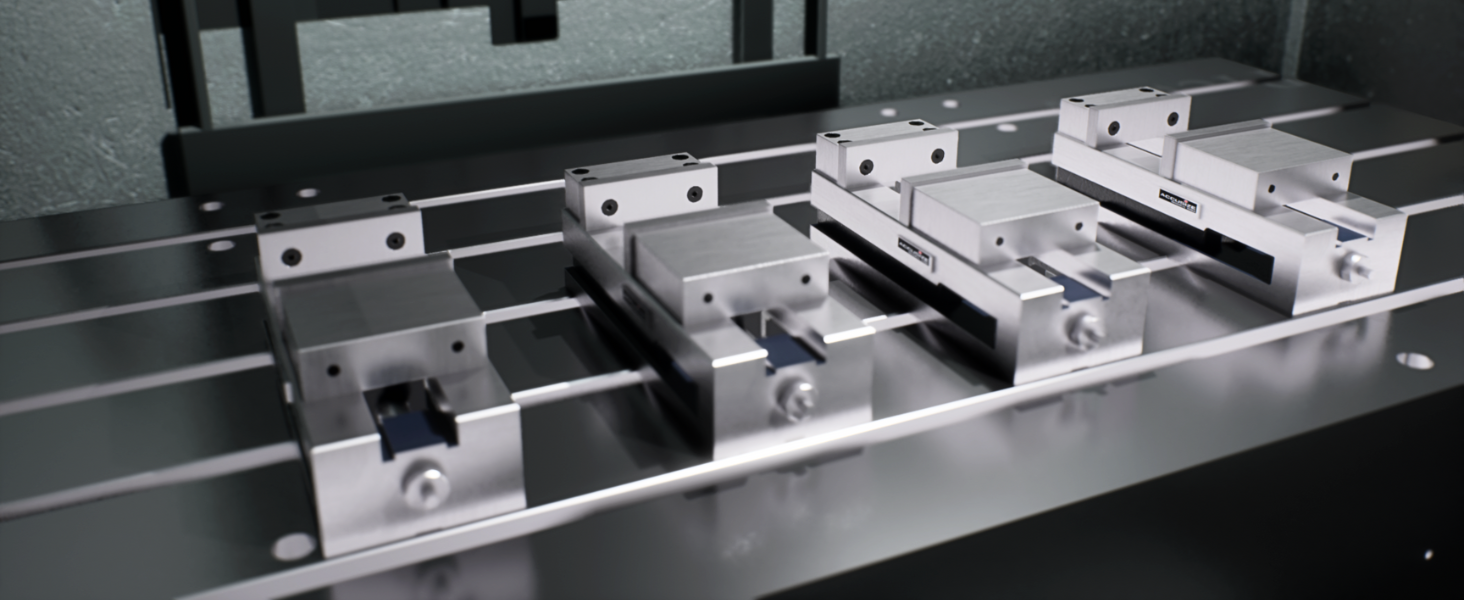 Accusize 3'', 4'', 6'' Super-Lock Precision C.N.C. Machine Vise 0.0002 Inch