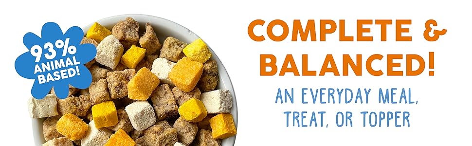 Complete and balanced meal.