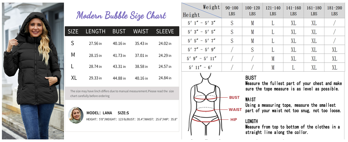 Womens packable puffer jacket