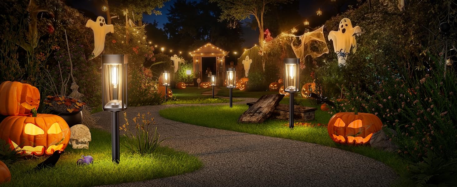 Halloween outdoor solar lights