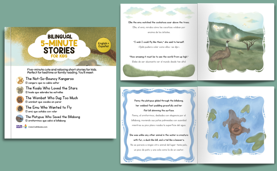 Spanish to English Bedtime Stories,Children's Bilingual Picture Book,English - Spanish Stories