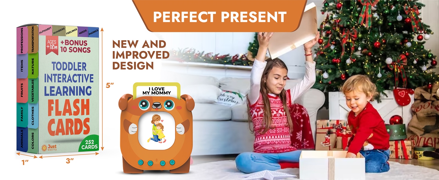 flash cards new perfect present big