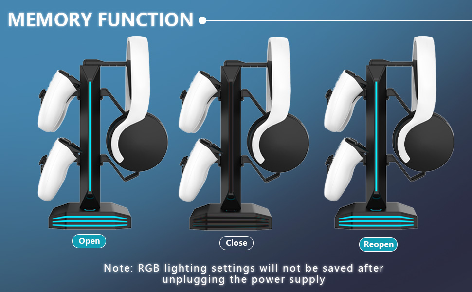 the memory mode will keep your favorite color