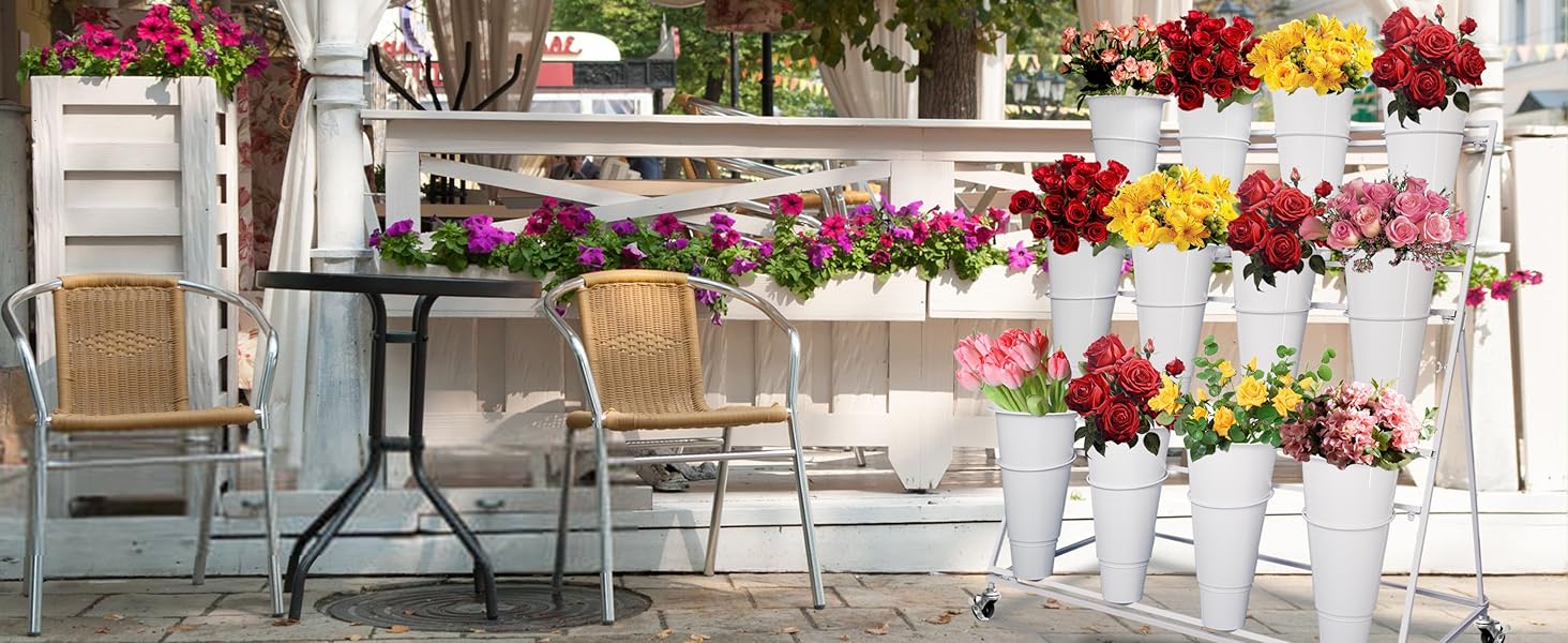 flower bucket stand flower bar stand