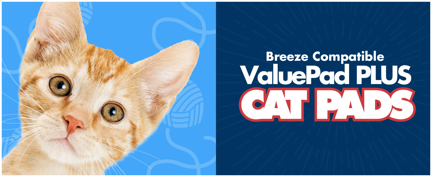 ValuePad Plus Cat Litter Pads, 16.9x11.4 Inch, Unscented