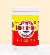 100% Grass-Fed Beef Bone Broth Protein Powder, 20G Protein, Hydrolyzed Collagen Peptides Type 1&3...