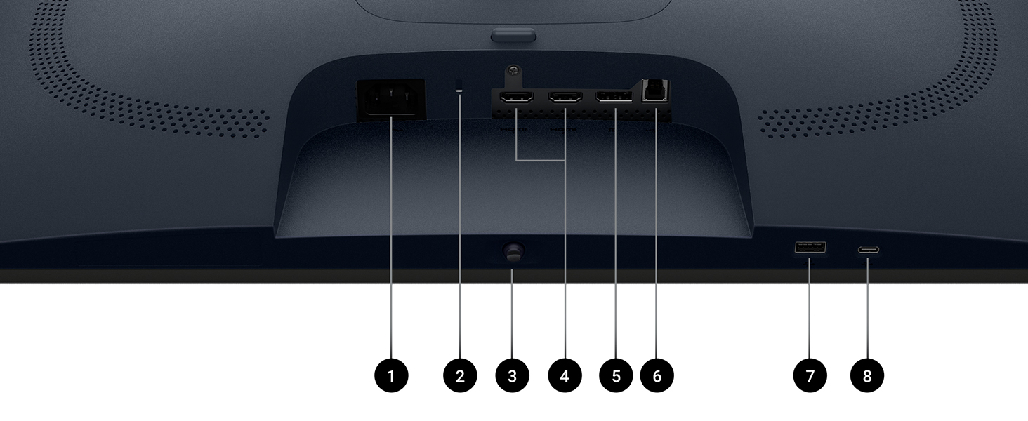 Close-up of a car dashboard display showing eight small circular indicator dots arranged in a horizontal line.
