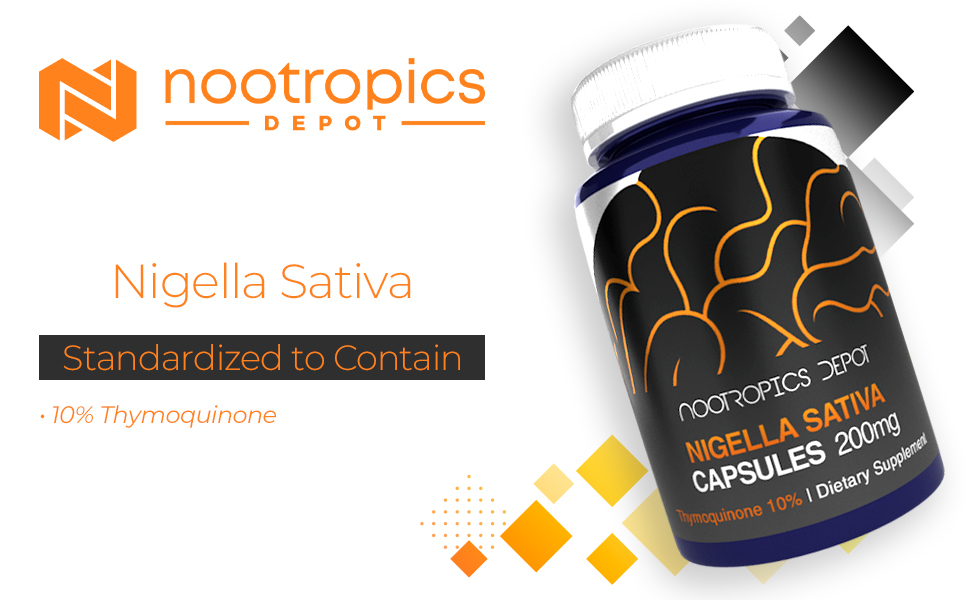 Nootropics Depot Nigella Sativa Extract Capsules 200mg