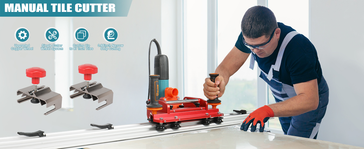 Electric Orbital Angle Grinder Tile Cutter for Large Ceramic Porcelain