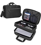 CURMIO Game Console Carrying Case Compatible with PS5/ PS5 Slim/ PS4 Game Console, Travel Console...