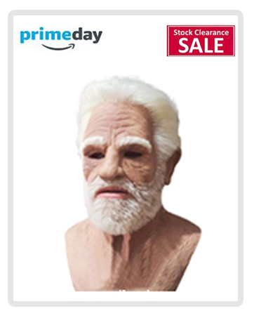 Halloween Old Man Mask
