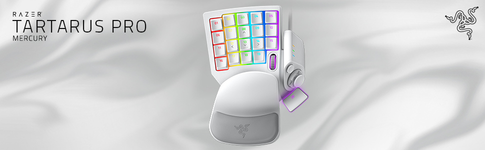 め*ろ様 Razer tartarus pro White Razer Tartarus Pro - Gaming Keypad - Gamepad z analogowo