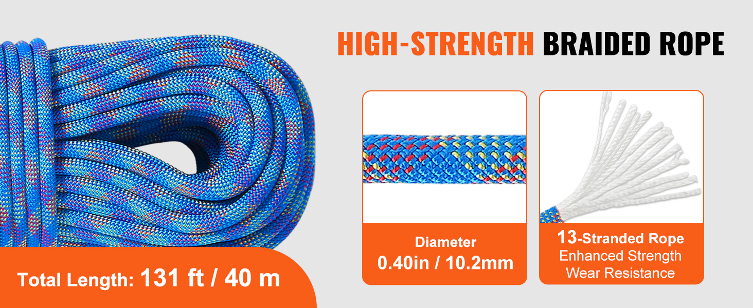 rock climbing rope