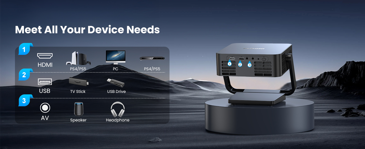 projector with wifi bluetooth