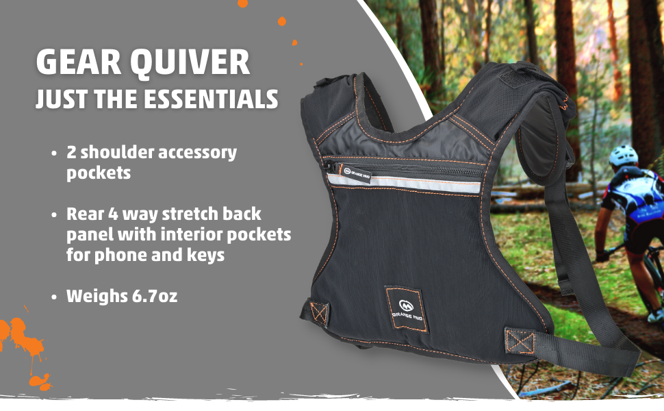 Gear Quiver, fits normal size and plus size phones, plus nutrition.