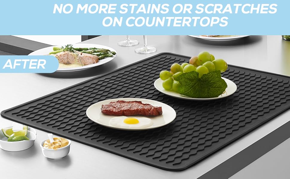 PAWBOSE Silicone Stove Top Cover, Glass Top Stove Cover Protector for