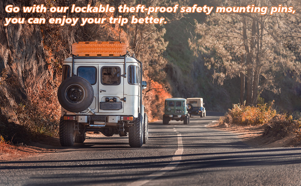 Zuroyng Mounting Pins compatible with Maxtrax MKII Recovery