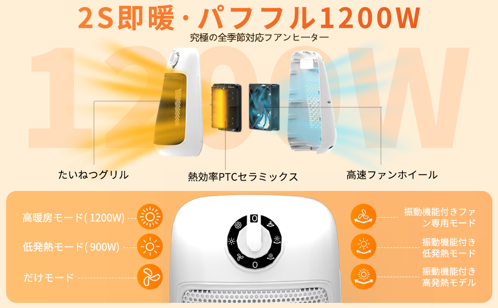 Amazon | 【Amazon.co.jp限定】セラミックヒーター 小型【2秒で速暖 Amazon | 【Amazon.co.jp限定】セラミックヒーター 小型【2秒で速暖