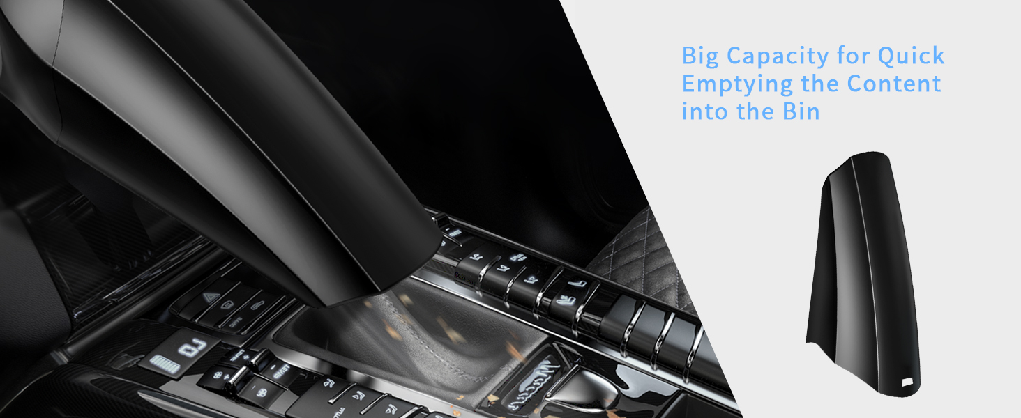 TEMOLA Car Vacuum Cleaner, 12V Car Hoover with 2 Attachment Accessories