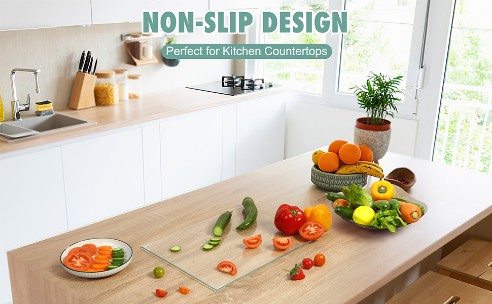 clear cutting board for countertop