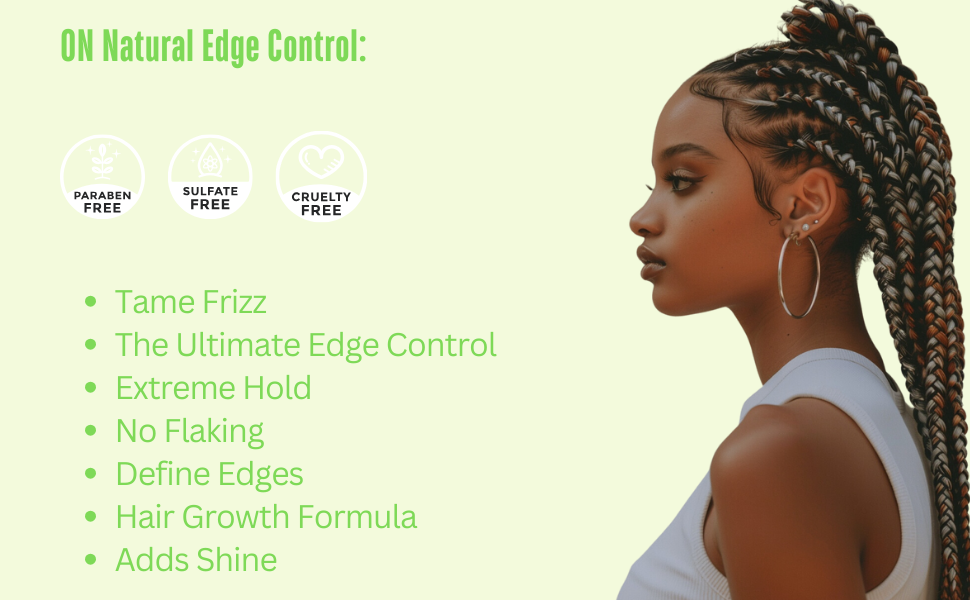 extreme 3-day hold edge control gel, peppermint & tea tree oil