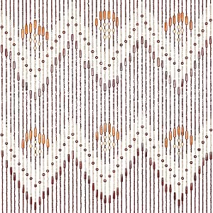 Osunnus brown bamboo wooden door beaded curtains
