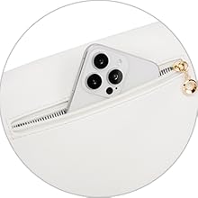 Solene Women's Envelop Clutch Crossbody Bag Tassels