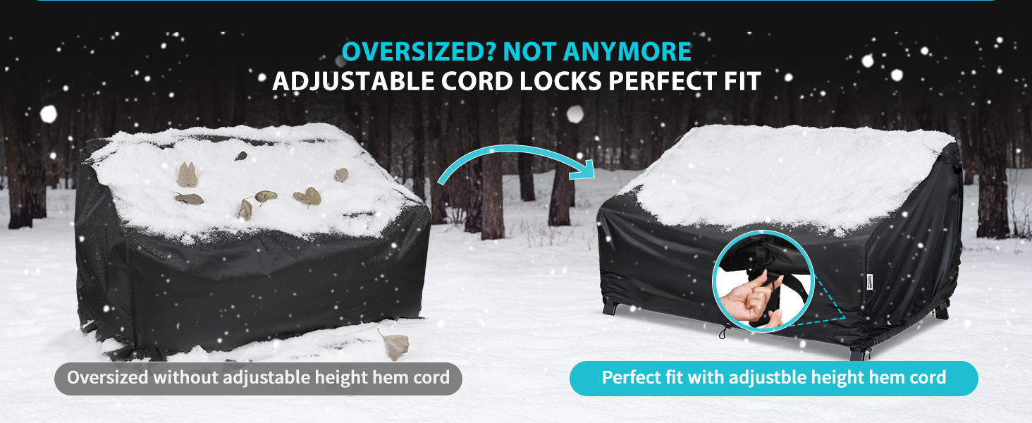 Adjustable height hem cord