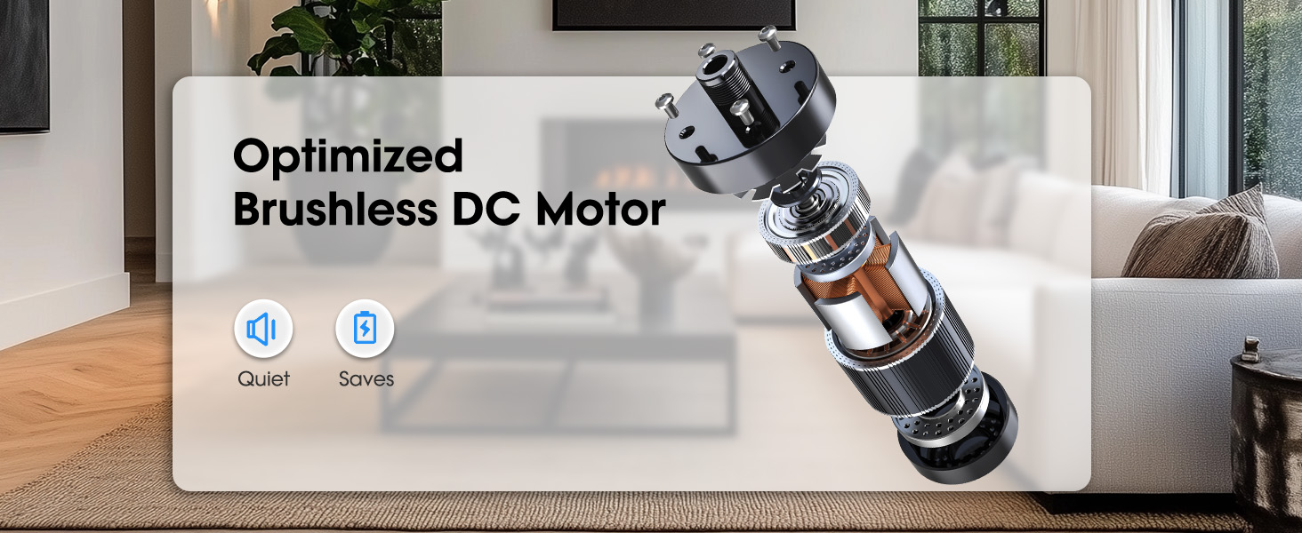 Ceiling Fan with Quite DC Motor