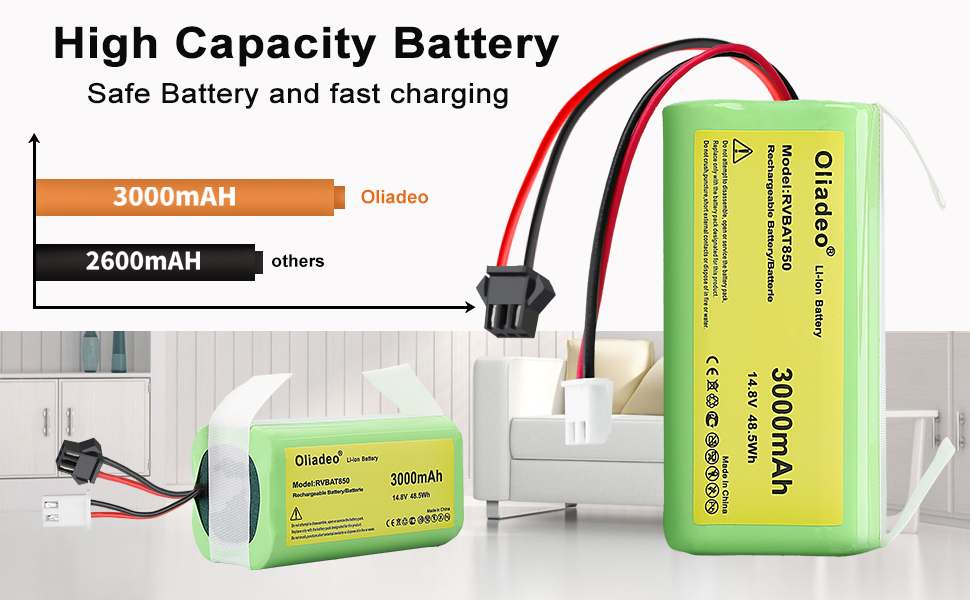 compatible with shark vacuum battery replacement rvbat850