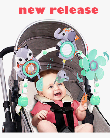 6e39ee80-1f2d-4d09-bd5c-202795c9b329.__CR0,0,362,453_PT0_SX362_V1___ Spiral Pram Toys for Babies - Wrap Around Pushchair Stroller/Car Seat/Crib Sensory Toys for 0 3 6 9 12 Months Early Learning Play Bar Newborn Hanging Toy Infant Boys Girls Christmas Shower Gift