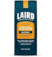 Laird Superfood Boost Coffee, Medium Roast Ground Beans Infused with Functional Mushrooms, Vitami...