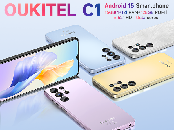 スマートフォン本体 OUKITEL C1 16GB RAM 128GB ROM Amazon | 【Android 15】 OUKITEL C1 SIMフリー スマートフォン